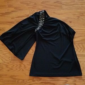 Rampage one shoulder blouse